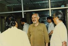 Mr. Hans Klein at IIT Madras, 1988