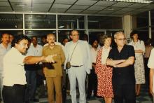 Mr. P. Seshasayi addresses the gathering, 1988 