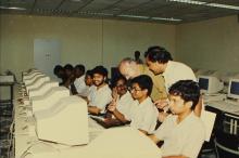 Mr. Hans Klein at IIT Madras, 1988