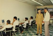 Mr. Hans Klein at IIT Madras, 1988