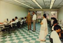 Mr. Hans Klein at IIT Madras, 1988