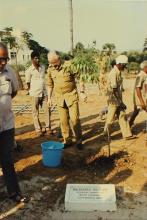 Mr. Hans Klein at IIT Madras, 1988