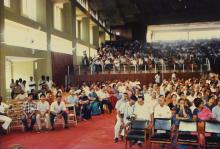 A section of the audience at the convocation hall, 1988