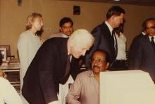 Richard von Weizsäcker at IIT Madras, 1991