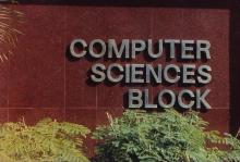 A photograph taken outside the Computer Sciences Block