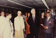 Dr. Richard von Weizsäcker and his wife Marianne at IIT Madras, 1991