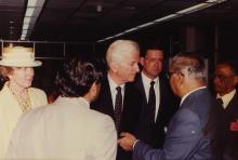 Dr. Richard von Weizsäcker and his wife Marianne at IIT Madras, 1991