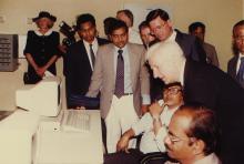 At the Computer Sciences Department of IIT Madras, 1991