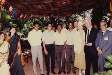 A group photograph taken at IIT Madras, 1991