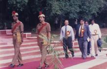 Prof. R. Natarajan with the chief guest, 1999