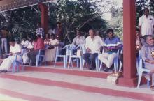 A section of the audience at the 35th Inter-IIT Sports Meet, 1999
