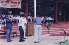 At the 35th Inter-IIT Sports Meet, 1999