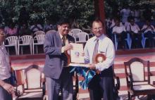 Prof. R. Natarajan with the chief guest, 1999