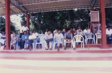 A section of the audience at the 35th Inter-IIT Sports Meet, 1999