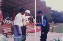 The lighting of the sports torch, 1999