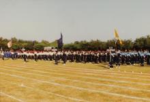 The IIT contingents photographed at the 30th Inter-IIT Sports Meet, 1994