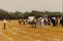 A track event in progress, 1994