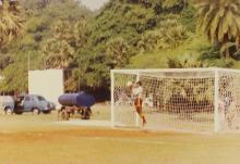 A goalkeeper saves a goal, 1994