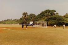 The goalkeeper with the ball, 1994
