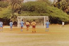 A football match in progress, 1994