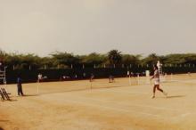 A tennis match at IIT Madras, 1994