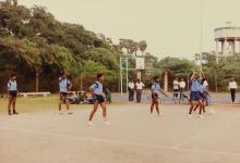 A volleyball team at IIT Madras, 1994