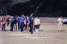 An IIT Bombay athlete at IIT Madras, 1999