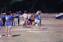 At a throwing event, 1999