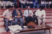 At the Manohar C. Watsa Stadium, 1999