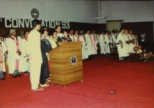 Invocation during the 30th Convocation, 1993