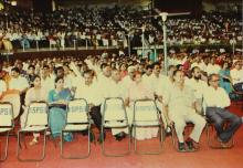 A section of the audience at the Student Activities Centre during the 30th Convocation, 1993