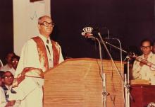 Prof. P. V. Indiresan addressing the audience at the 26th Convocation