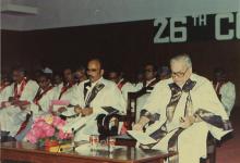 Dr. Russi Mody (right) at the 26th convocation