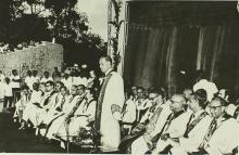 Mr. H. V. R. Iengar declares the eighth convocation closed
