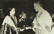 Prof. L. S. Srinath awards a degree to a graduate