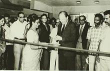 An inauguration ceremony