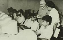 Mr. Hans Klein at IIT Madras, 1988