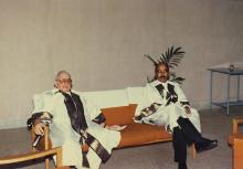 Mr. Russi Mody and Mr. A. L. Mudaliar at the 26th Convocation, 1989