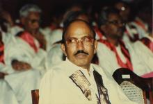 Mr. A. L. Mudaliar at the 26th Convocation, 1989