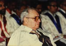 Mr. Russi Mody at the 26th Convocation, 1989