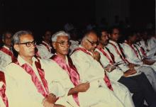 The Heads of various Departments at 26th Convocation, 1989
