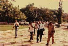 The chief guest of the 23rd convocation arrives at the Institute