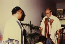 The chief guest of the 23rd convocation and the Director, Prof. L.S. Srinath 