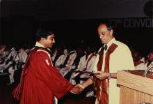 Prof. L.S. Srinath distributes degree certificates to students