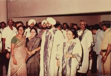 Inside the newly built Student Activities Centre during the 20th convocation, 1983