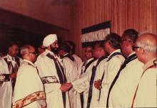 Mr. Giani Zai Singh at IIT Madras, 1983