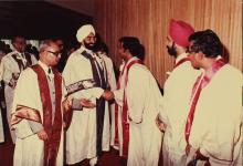 The President of India meets IIT Madras faculty, 1983