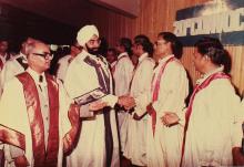 The President of India meets IIT Madras faculty, 1983