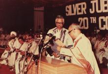 Dr. Raja Ramanna and Prof. P. V. Indiresan at IIT Madras, 1983