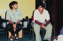 Students performing a skit at the Accurum event